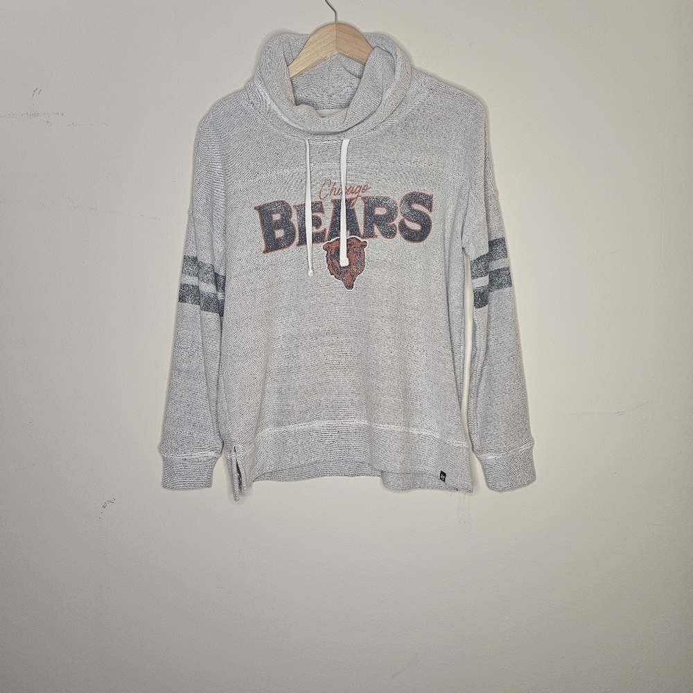 47 Brand Chicago Bears Cowl Neck Sweatshirt Size Small - Picture 6 of 6